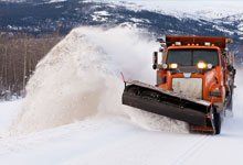 Snow removal truck