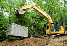 Septic system installation