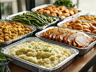 Holiday party catered by Michaelis