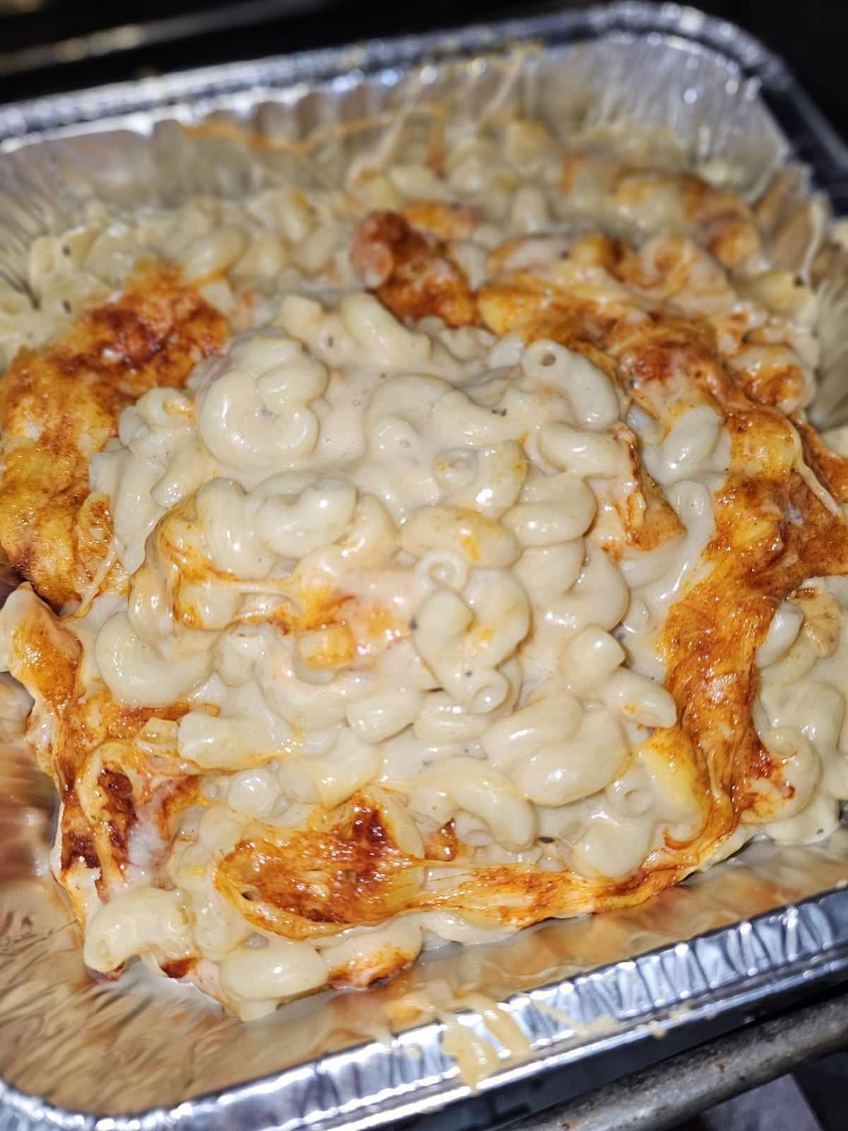 Four cheese baked macaroni and cheese