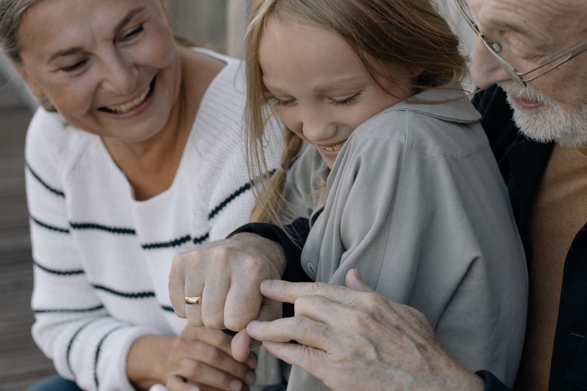A family learning together